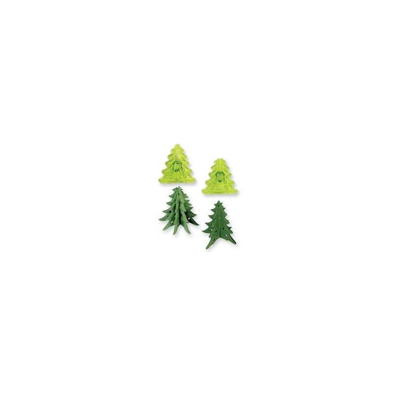 Set 2 cutter JEM albero di natale 3d - JEM in vendita su Sugarmania.it