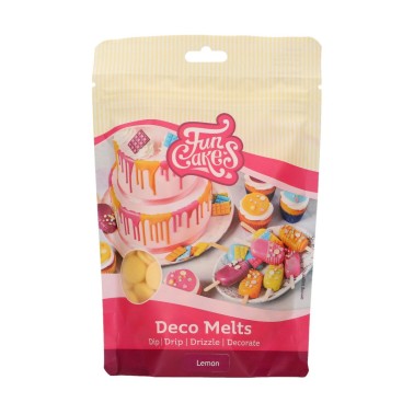 Deco melts taste lemon funcakes 250 g yellow