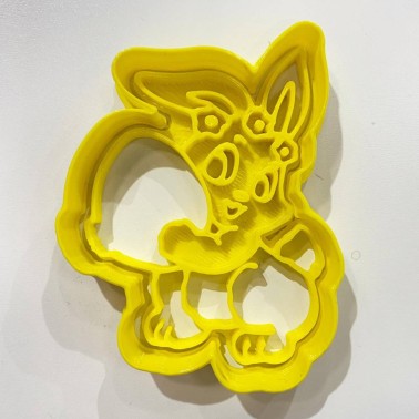 Cutter bunny with easter egg cuts and impropes