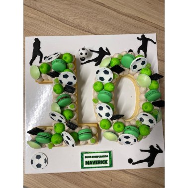 Červený bílý tuhý čtvercový virtorard 30 cm