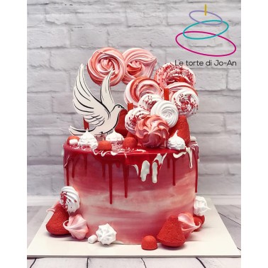 Virtorard carré rigide rouge-blanc 30 cm