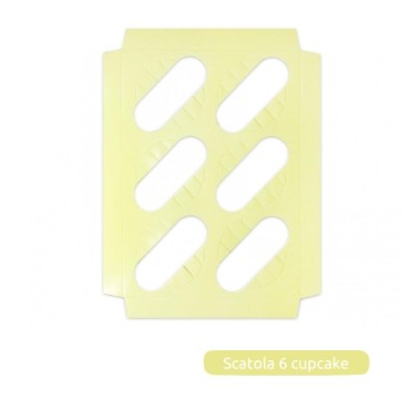 ROOK BOX 6 CUPCAKE YELLOW LUXURY