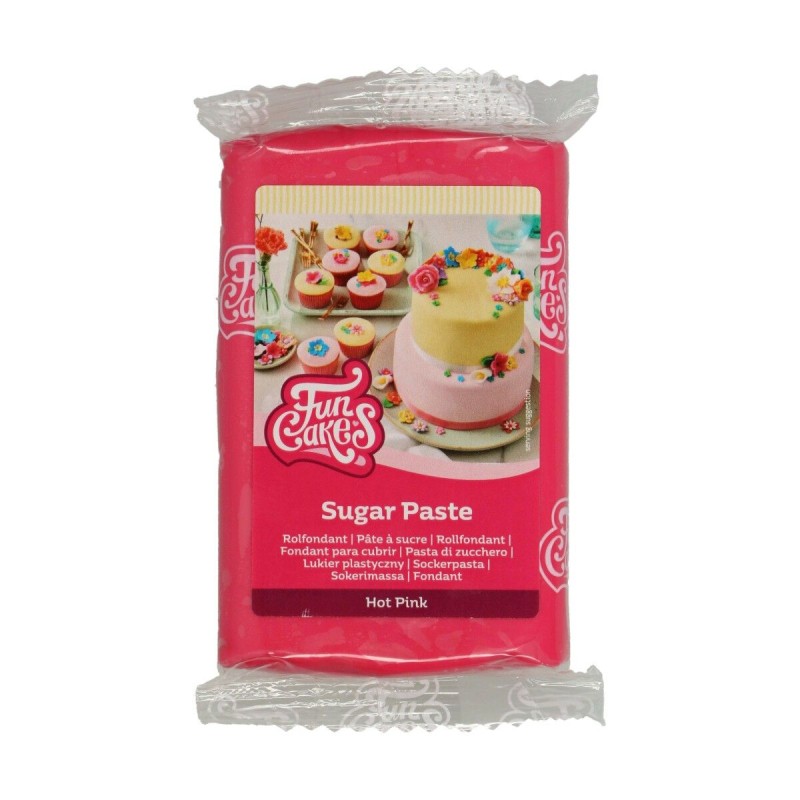 Pasta di zucchero FunCakes Hot Pink 250g