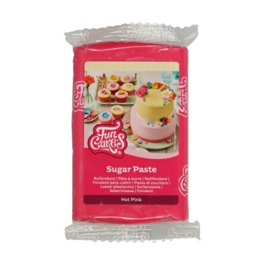 Pasta di zucchero FunCakes Hot Pink 250g