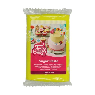 Sugar Paste Funcakes Lime Green 250g