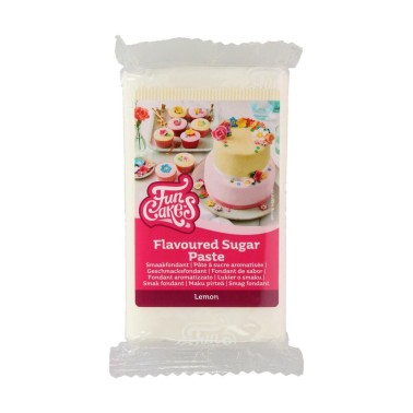 Pasta di zucchero FunCakes bianca aroma limone 250g