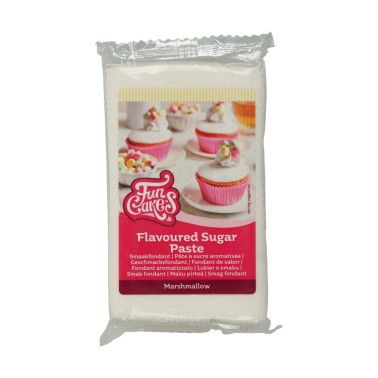 Pasta di zucchero FunCakes bianca aroma marshmallow 250g