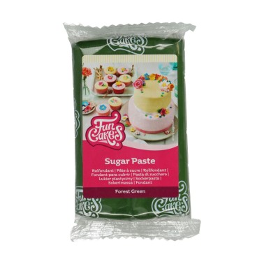 Pasta di zucchero FunCakes Forest Green 250g
