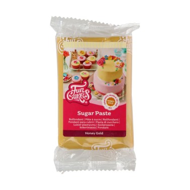 Sugar Pasta Funcakes Honey Gold 250g