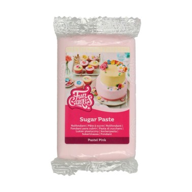 Sugar Pasta Funcakes Pastel Pink 250g