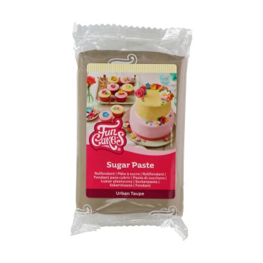 Pasta di zucchero FunCakes Urban Taupe 250g