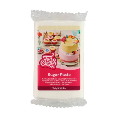 Pasta di zucchero FunCakes bianca aroma vaniglia 250g