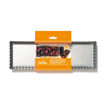 Moule TARTE TART NO TROUÈGULAIRE DU STRAIT 35 x 11 cm Fond amovible Decora 