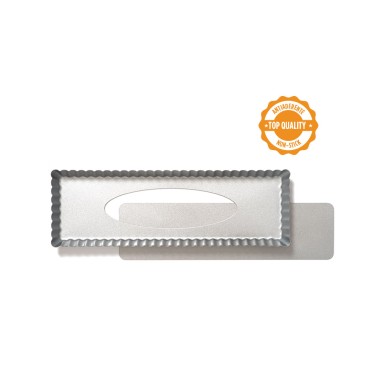 Moule TARTE TART NO TROUÈGULAIRE DU STRAIT 35 x 11 cm Fond amovible Decora 