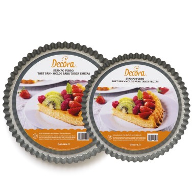 Moule non-bâton clopulaire pour tarte ronde Decora