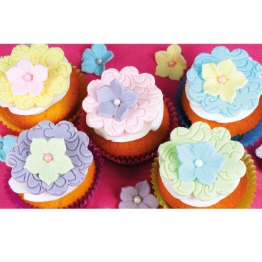 Sugar Coller Funcakes Multipack 5x100g Couleurs pastel