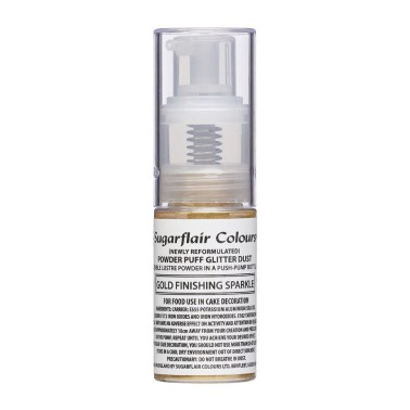 Spray polvere finitura glitter oro 10 g