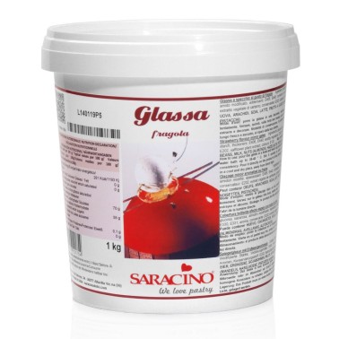 Glassa a specchio alla fragola Saracino 1 kg