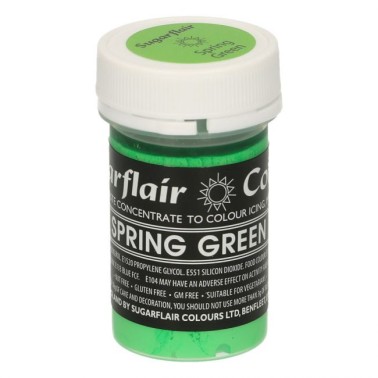 Sugarflair Spring Green Pastel Paste Color - 25g