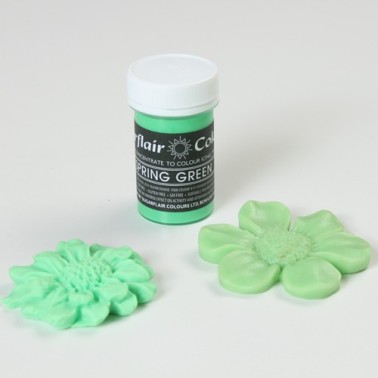 Sugarflair Spring Green Pastel Paste Color - 25g