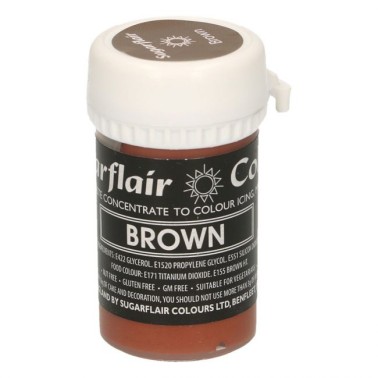 Sugarflair Coller pastel brun couleur - 25g