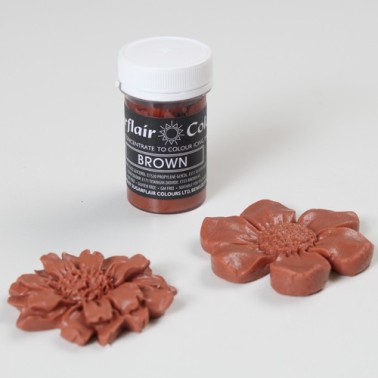 Sugarflair Coller pastel brun couleur - 25g