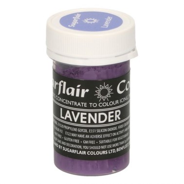 Sugarflair Lavender Pastel Paste Color - 25g
