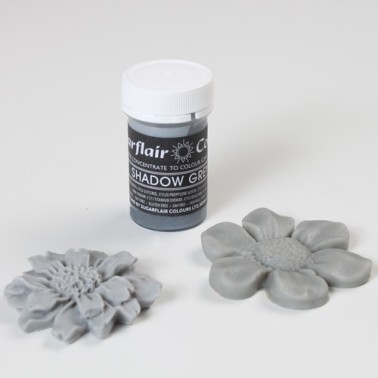 Sugarflair Shadow Gray Pastel Paste Color - 25g