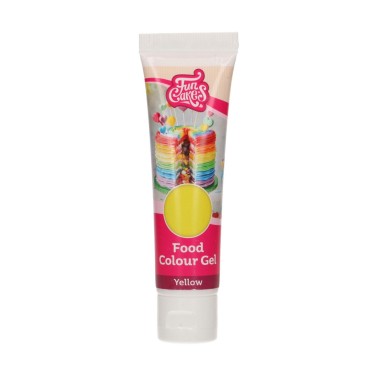 Colorante alimentare gel Giallo Funcakes 30 g