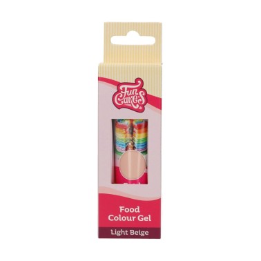 Světlo béžové gelové potravinové barvivo Funcakes 30 g
