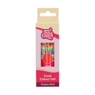 Food coloring poppy red gel Funcakes 30 g