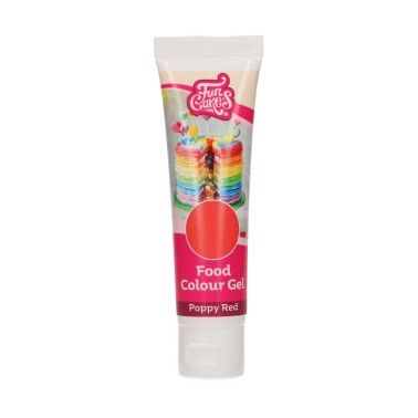 Colorante alimentare gel Rosso Papavero Funcakes 30 g