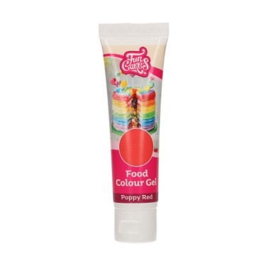 Colorante alimentare gel Rosso Papavero Funcakes 30 g