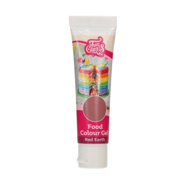 Colorante alimentare gel Rosso Terra Funcakes 30 g