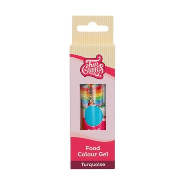 Tyrkysový gel potravinové barvivo Funcakes 30 g