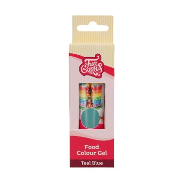 Colorante alimentare gel Teal Blue Funcakes 30 g