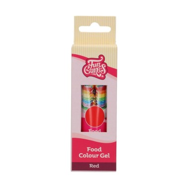 Rotes Gel-Lebensmittelfarbstoff Funcakes 30 g