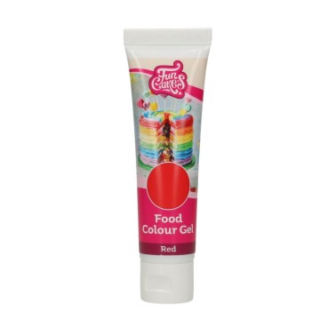 Colorante alimentare gel Rosso Funcakes 30 g