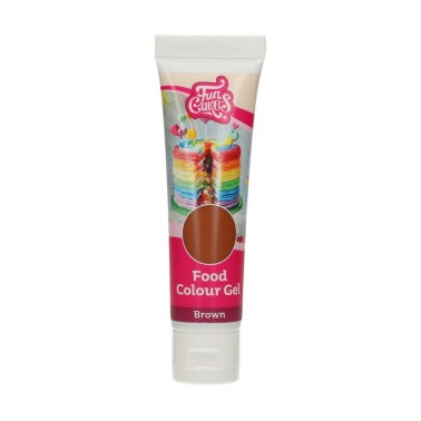 Colorante alimentare gel Marrone Funcakes 30 g