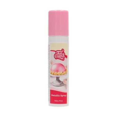 Spray alimentare rosa baby 100 ml FunCakes
