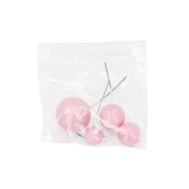 Cake Bubble Topper plastica Rosa 4 pezzi