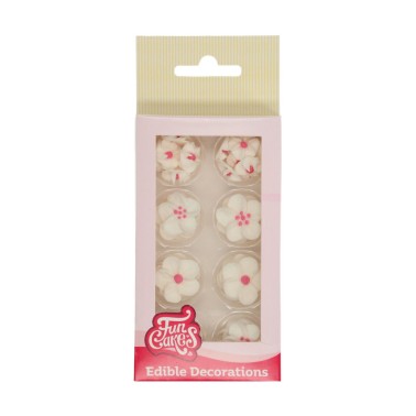 Fiorellini di zucchero Blossom mix bianco rosa FunCakes