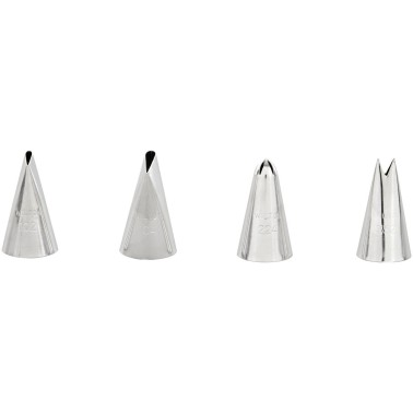 Set 4 beccucci Wilton fiori 102, 104, 224, 352