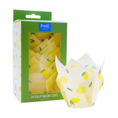 Pirottini tulip limoni 24 pezzi PME