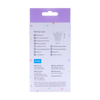 Barevné polka dot tulipen pirottini PME