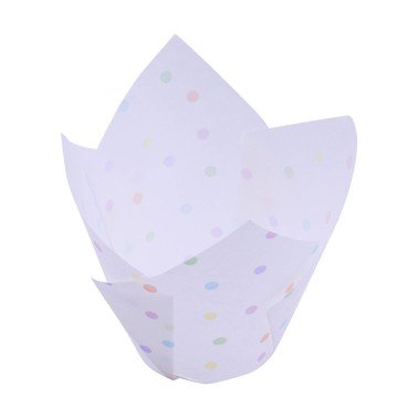 Colorful polka dot tulip pirottini PME