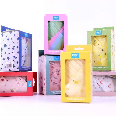 Colorful polka dot tulip pirottini PME