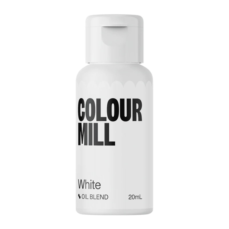 Colorante Alimentare a Base Olio Liposolubile Colour Mill – Bianco 20ml