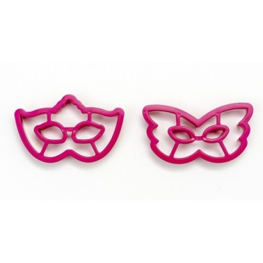 Set 2 tagliapasta maschera di carnevale Decora - Decora in vendita su Sugarmania.it