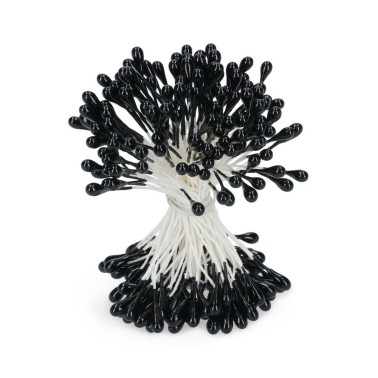 Pistils artificiels noirs moyennes 120 pièces